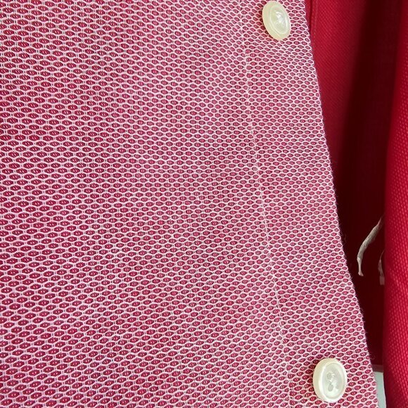 Zara Men's Red/Pink Dress Shirt, Slim Fit, Long Sleeve, Size L - Picture 9 of 13